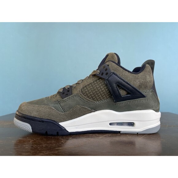 Nike Air Jordan 4 Retro SE Craft Medium Olive Size 6.5Y/Women’s Sz 8 FB9928-200 - Picture 3 of 11